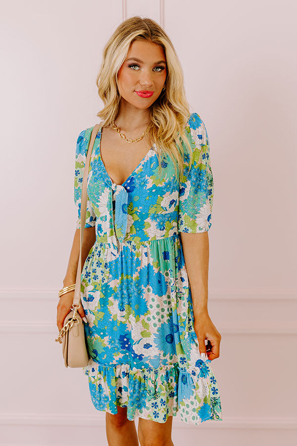 Buzz Of The Town Floral Babydoll Dress • Impressions Online Boutique