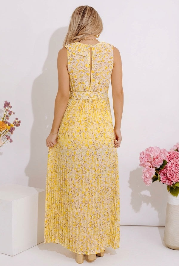 Stay Steady Floral Maxi S / yellow Stay Steady Floral Maxi S / yellow