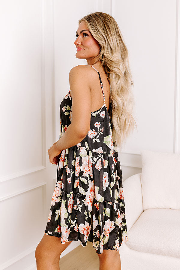 Worth Staying Floral Shift Dress