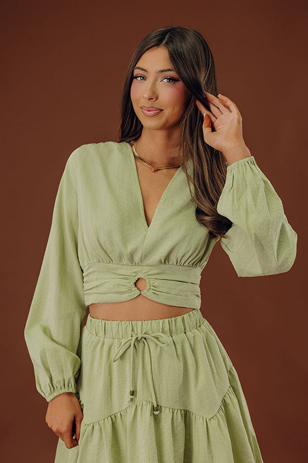 The Bellflower Crop Top Image - 2