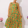 Pineapple Grove Tiered Maxi Dress Curves Image - 1