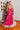 Classy And Confident Satin Midi In Fuchsia