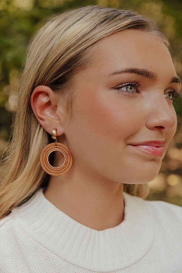Made For Vacay Earrings In Brown