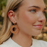 Made For Vacay Earrings In Brown Image - 1