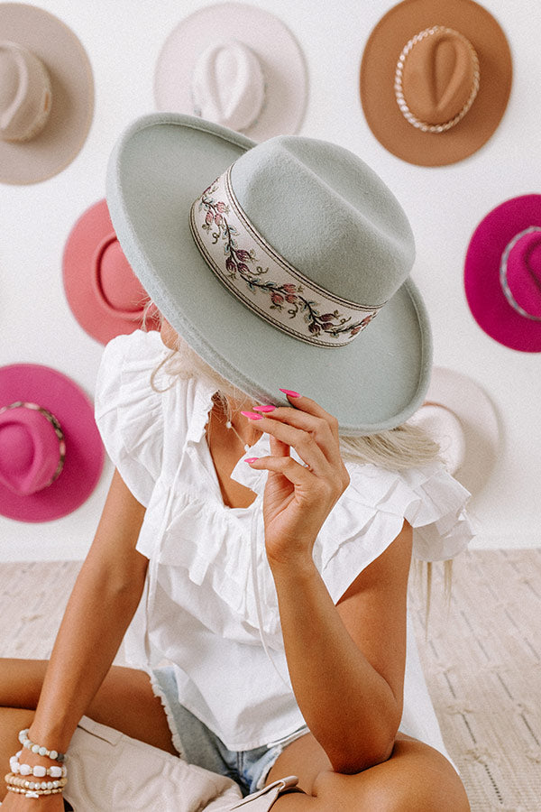 Pretty In Palisades Wool Fedora