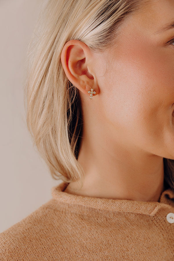 Close To Me Earrings In Gold Image - 1