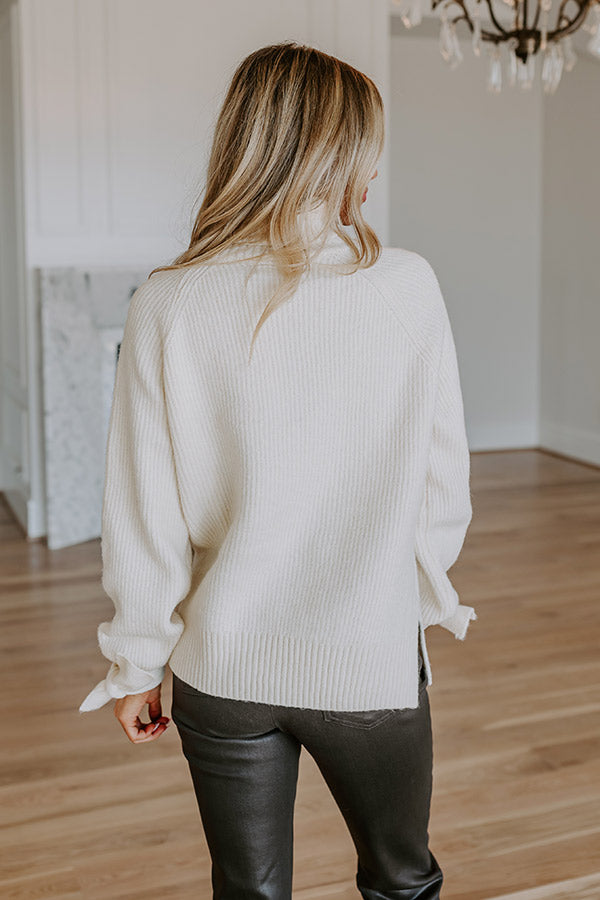 Peaceful Morning Sweater In Cream