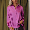 It's Giving Glamorous Satin Top Image - 1