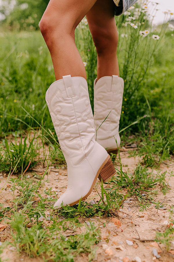 The Axel Faux Leather Cowboy Boot