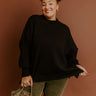 Full Of Warmth Tunic Sweater In Black Curves Image - 1