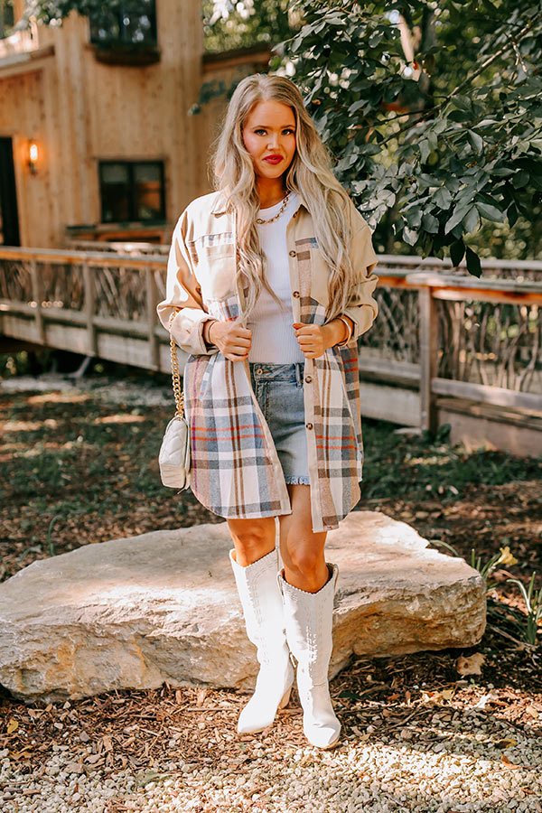 Fall Fields Plaid Tunic In Beige Curves Impressions Online Boutique Fall Fields Plaid Tunic In Beige Curves Impressions Online Boutique