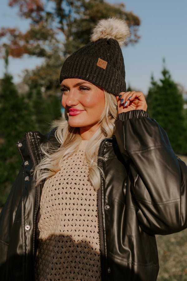 Fall Festival Beanie In Black
