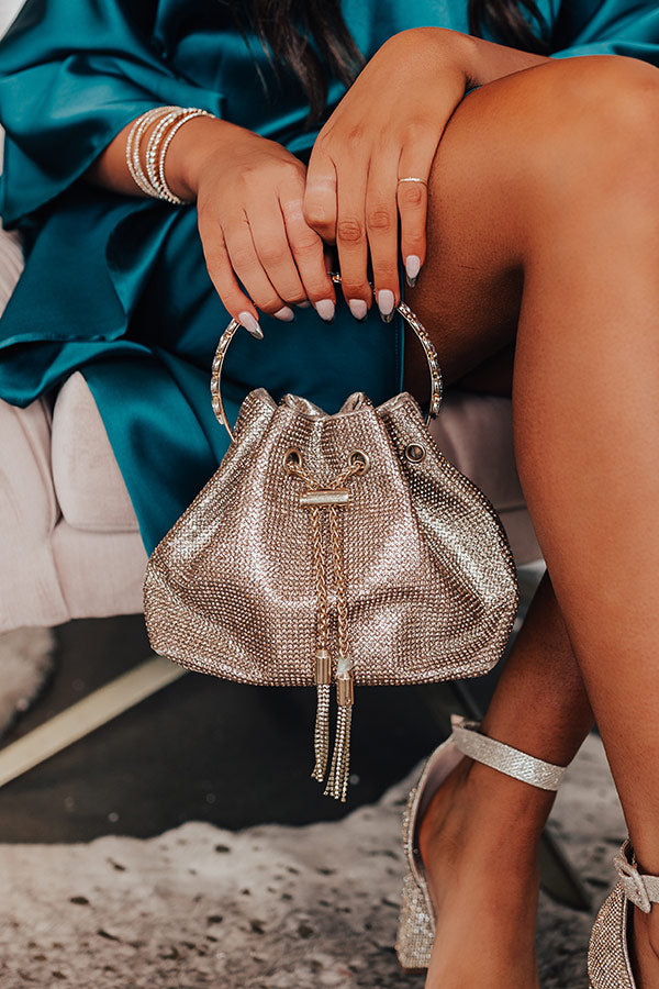 Classy And Chic Rhinestone Purse