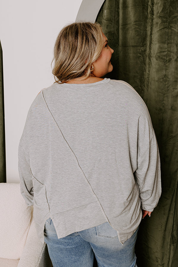 Maple Morning Colorblock Sweatshirt Curves