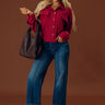 Best Season Of All Button Up In Wine Image - 1