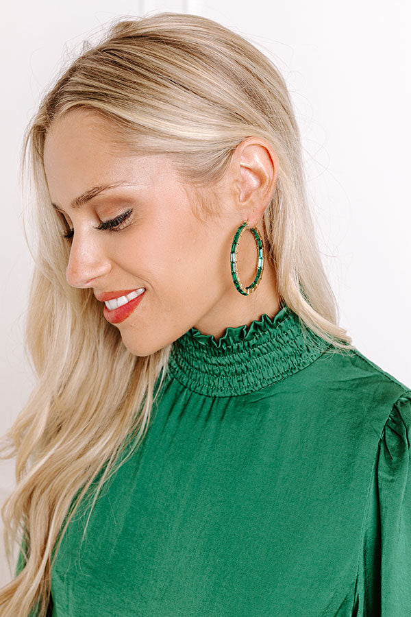 Small Town Romance Hoop Earrings