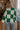  hunter-green Hear The Beat Checkered Sweater In Hunter Green 