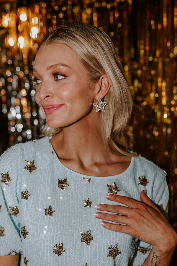 Stars In Your Eyes Earrings In Gold