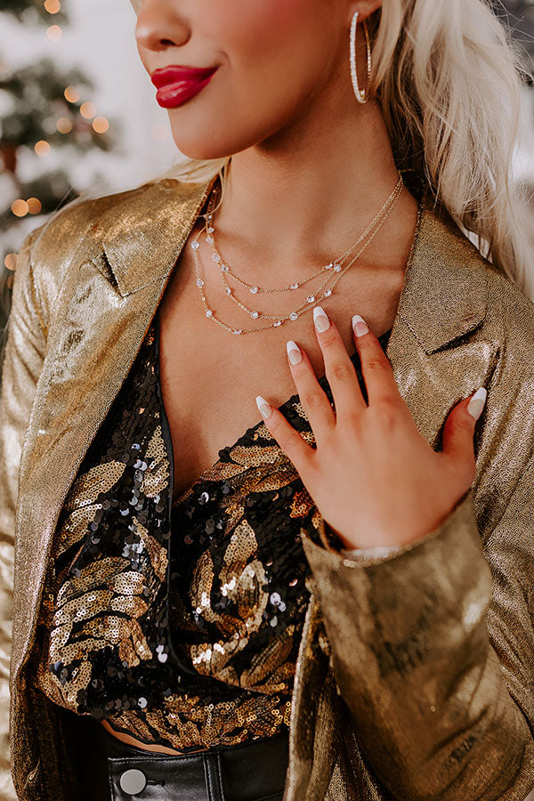 Spotlight Smile Layered Necklace