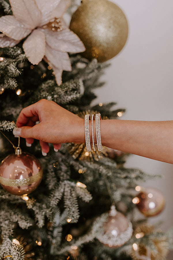 First Class Shimmer Cuff Bracelet