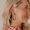 Downtown Show Hoop Earrings Image - 1