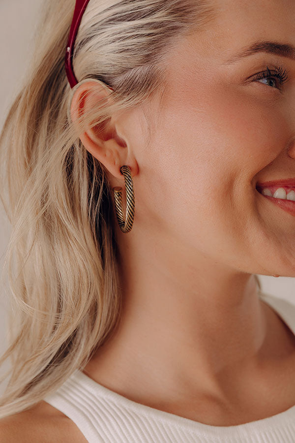 Plaza Nights Hoop Earrings Image - 1