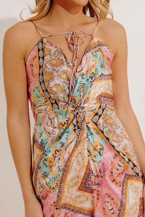 Sweetest Gesture Paisley Jumpsuit in Pink Image - 2