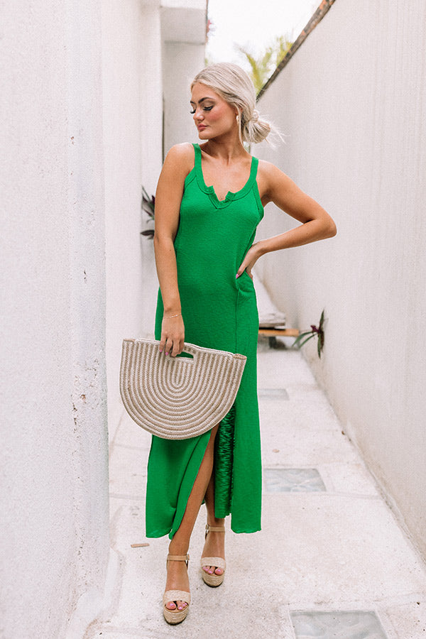 Malibu Pier Maxi In Kelly Green Image - 5