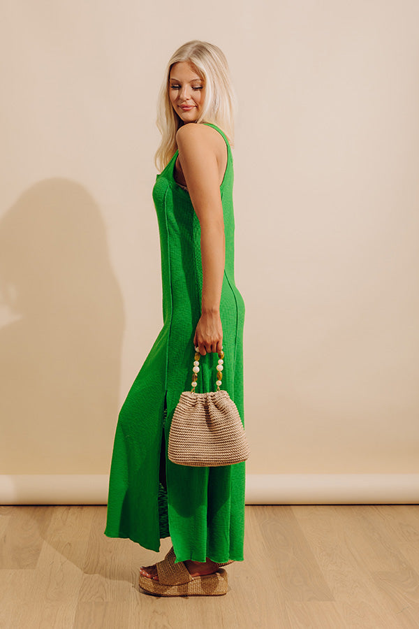Malibu Pier Maxi In Kelly Green Image - 2