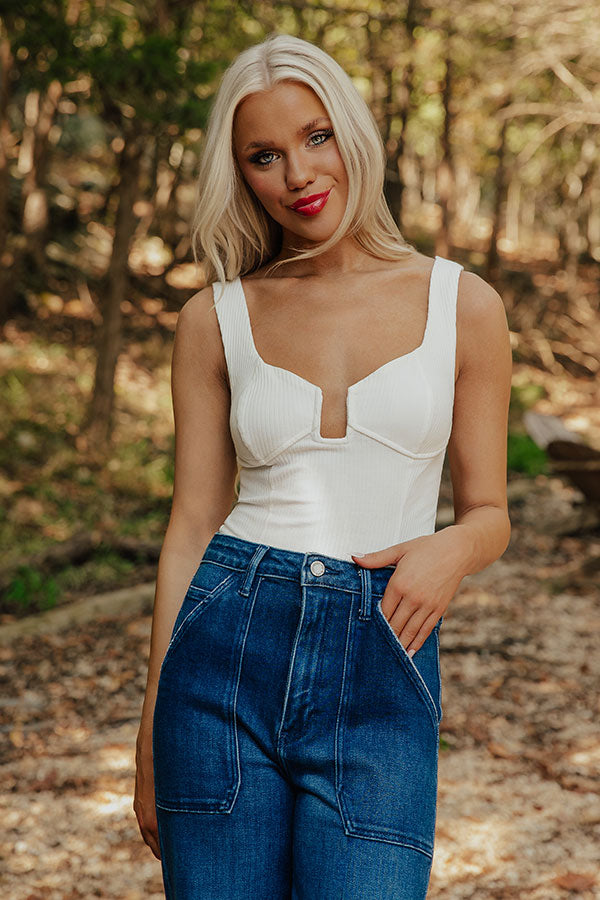 The Lydia Ribbed Bodysuit