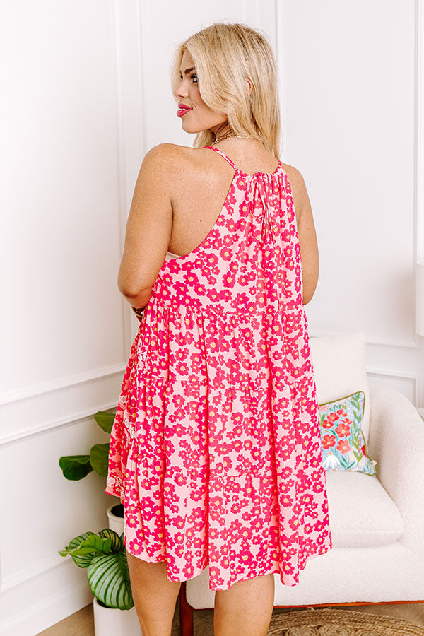 You're The Best Floral Shift Dress Curves