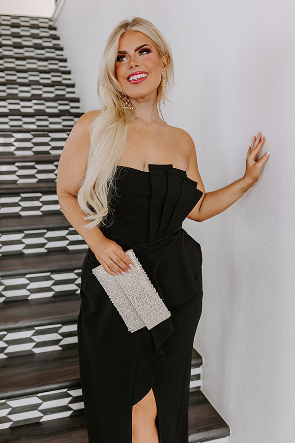Back To You Maxi in Black Curves