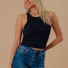 Express It Out Sculpt Top In Black Image - 1