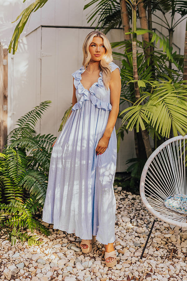 Shells By The Coast Ruffle Maxi