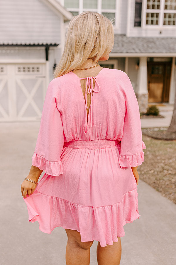 pink dress date night Pink evening dress dinner outfit date night rich old money fashion all pink outfit pink mini bag