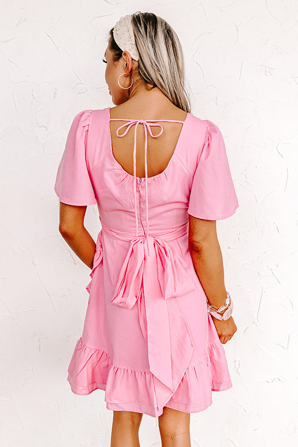 Seriously Sweet Babydoll Dress In Pink