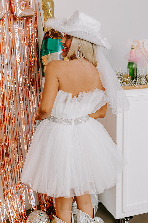 First Look Tulle Mini Dress