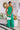  emerald Private Jet Hopping Smocked Jumpsuit in Emerald 