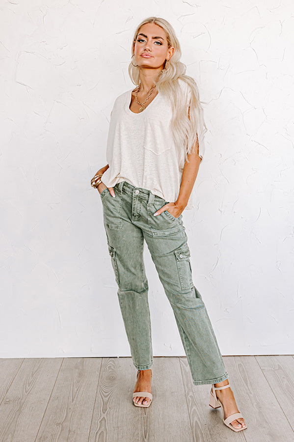 The Jessie High Waist Cargo Jean
