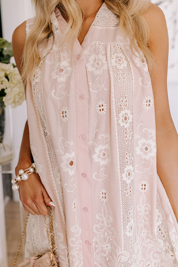 Posh Days Embroidered Dress