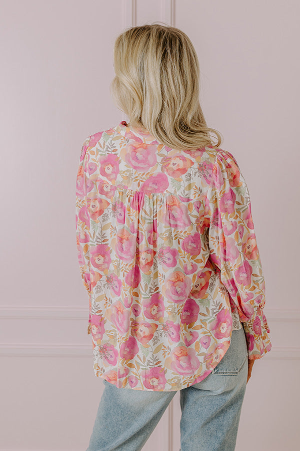 Gorgeous Coast Floral Top