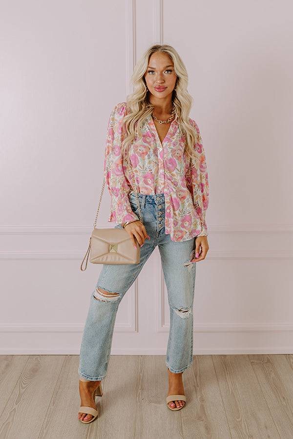 Gorgeous Coast Floral Top