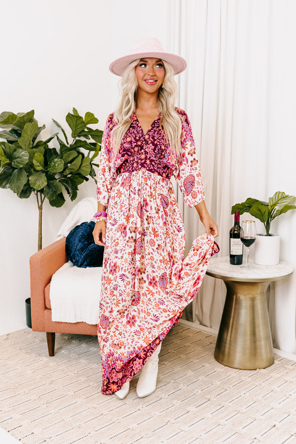 Fly Me To Fiji Floral Maxi • Impressions Online Boutique