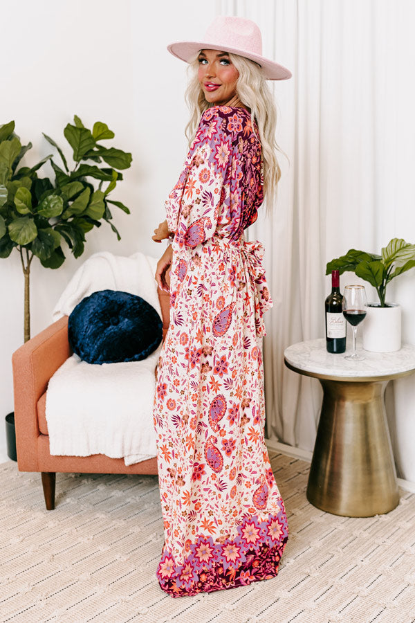 Fly Me To Fiji Floral Maxi