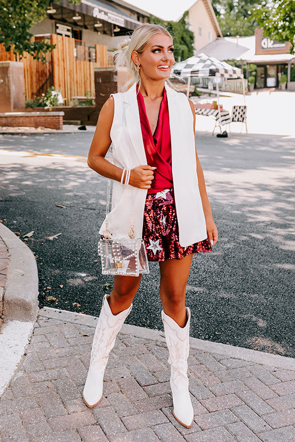 Majestic Moment Vest In Ivory