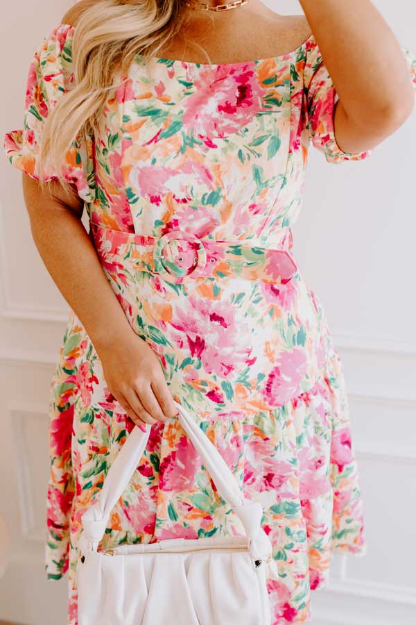 Quite Dashing Floral Dress Curves