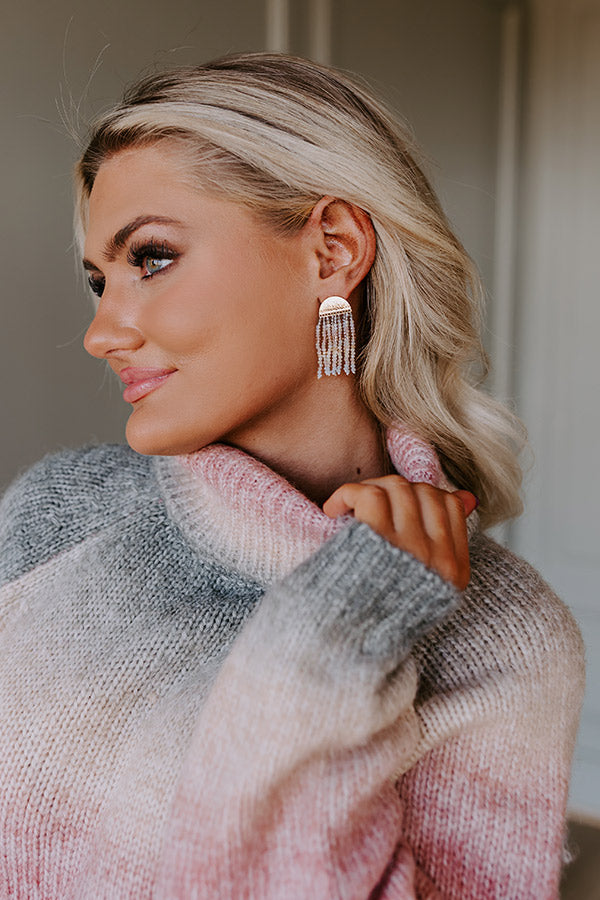 Celebrate Everyday Beaded Earrings In Birch