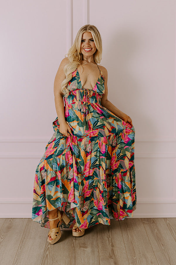 Tropical Fizz Maxi Dress Curves