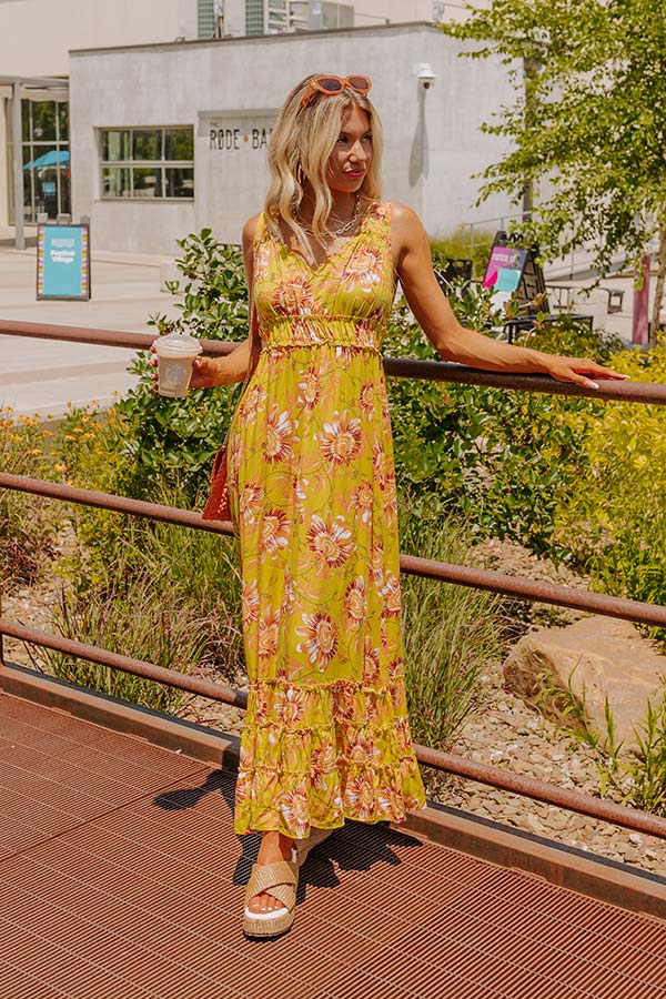 Stay Spirited Floral Maxi Dress