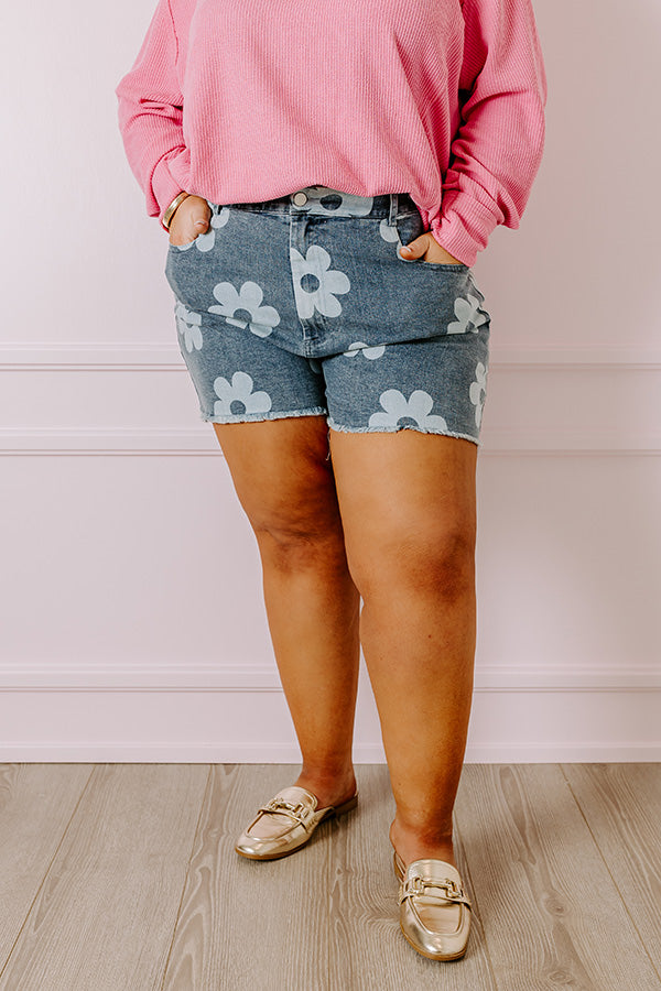 The Becca High Waist Shorts Curves   